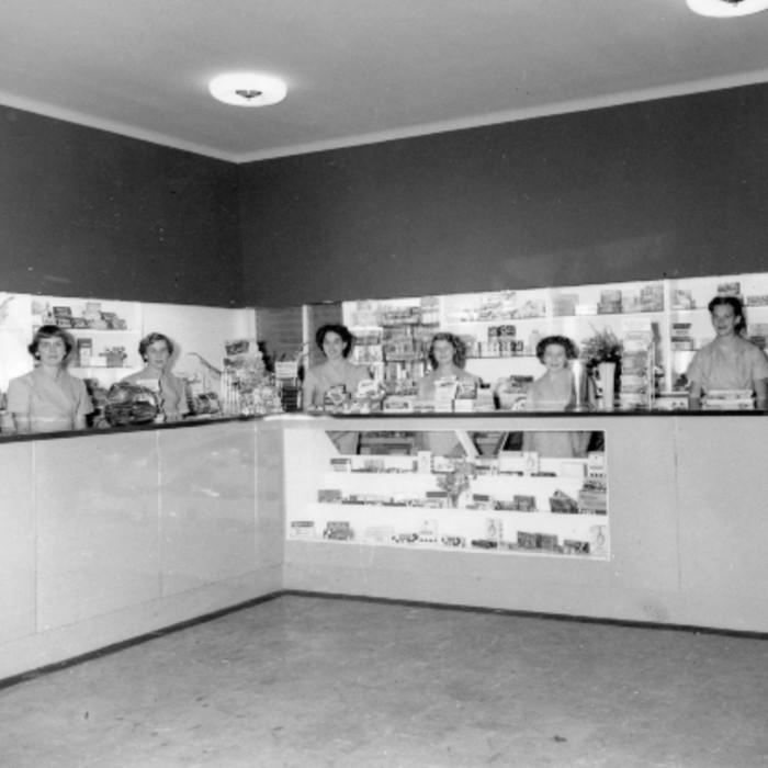 Olympia Theatre Candy Bar Staff - 1956